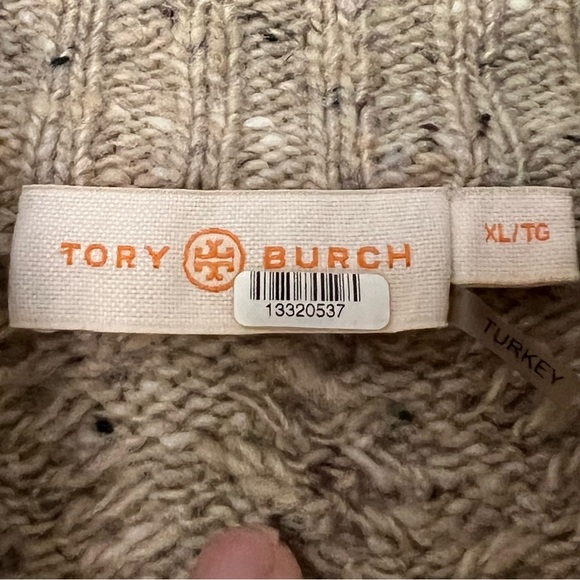 Tory Burch Wool Camel Chunky Turtleneck Sweater - Picture 9 of 11